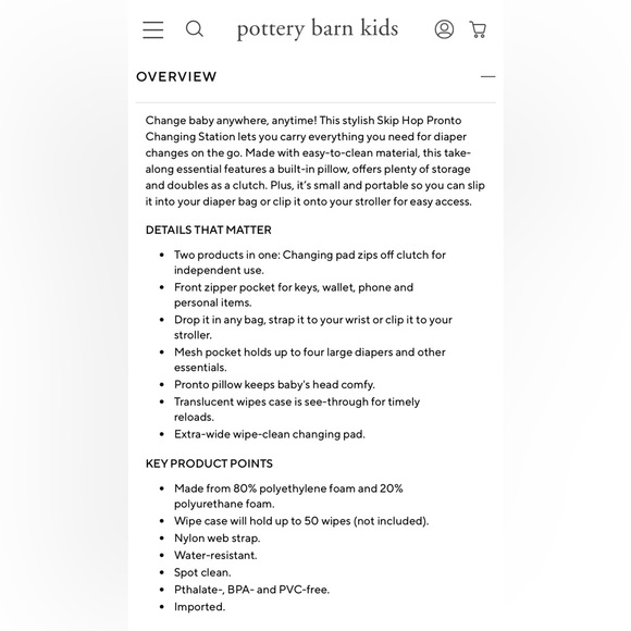 Pottery Barn Kids Changing Station - Picture 7 of 9